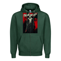 Sports Green friday the 13th jason drip Zipper Hoodie - artisFamous