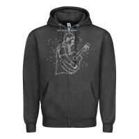 Charcoal Heather Sturgill Simpson Zipper Hoodie - artisFamous