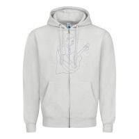 Dove Grey Sturgill Simpson Zipper Hoodie - artisFamous