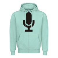 Seafoam microphone funny music Zipper Hoodie - artisFamous