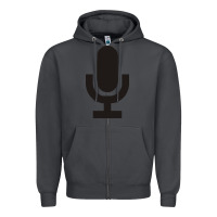 Smoke microphone funny music Zipper Hoodie - artisFamous