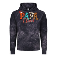 Cloud Black Papa Claus Vintage Hoodie - CowhideDigitalArt