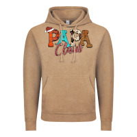 Vintage Coffee Papa Claus Vintage Hoodie - CowhideDigitalArt