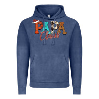 Vintage Denim Papa Claus Vintage Hoodie - CowhideDigitalArt