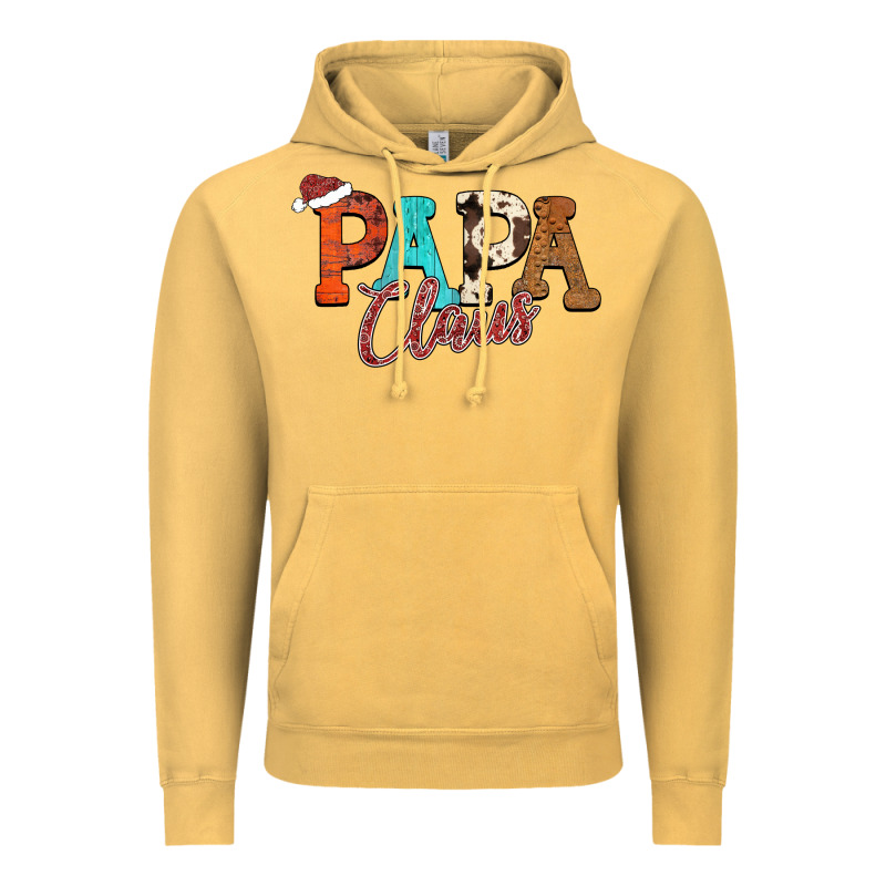 Papa Claus Vintage Hoodie by CowhideDigitalArt | Teevron