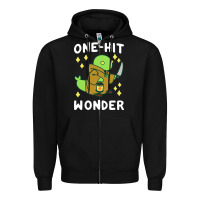 Black one hit wonder   tonberry Zipper Hoodie - artisFamous