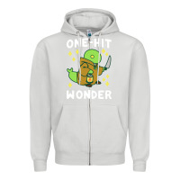 Dove Grey one hit wonder   tonberry Zipper Hoodie - artisFamous