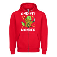 Red one hit wonder   tonberry Zipper Hoodie - artisFamous