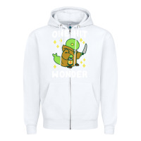 White one hit wonder   tonberry Zipper Hoodie - artisFamous