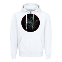 White Sturgill Simpson Star Zipper Hoodie - artisFamous