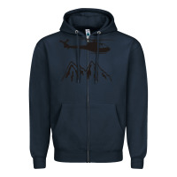 Navy mountain rescue helicopter funny Zipper Hoodie - artisFamous