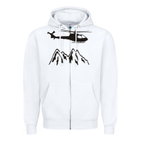 White mountain rescue helicopter funny Zipper Hoodie - artisFamous
