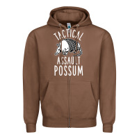 Chestnut tactical assault possum Zipper Hoodie - artisFamous