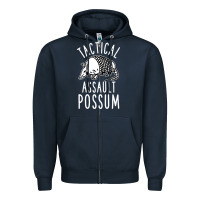 Navy tactical assault possum Zipper Hoodie - artisFamous