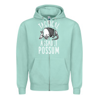Seafoam tactical assault possum Zipper Hoodie - artisFamous