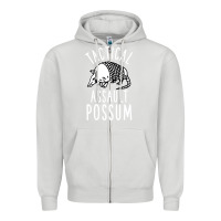 Dove Grey tactical assault possum Zipper Hoodie - artisFamous