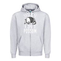 Heather Grey tactical assault possum Zipper Hoodie - artisFamous