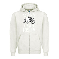 Oatmeal Heather tactical assault possum Zipper Hoodie - artisFamous