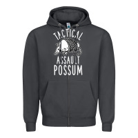 Smoke tactical assault possum Zipper Hoodie - artisFamous