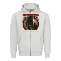 Dove Grey Alter Bridge Zipper Hoodie - artisFamous