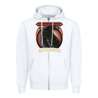 White Alter Bridge Zipper Hoodie - artisFamous