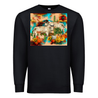 Black fall charolais bulls Premium Sweatshirt - RanaPortraitStore