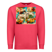Cardinal fall charolais bulls Premium Sweatshirt - RanaPortraitStore