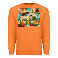 Carrot fall charolais bulls Premium Sweatshirt - RanaPortraitStore