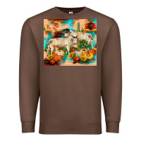 Chestnut fall charolais bulls Premium Sweatshirt - RanaPortraitStore