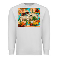 Dove Grey fall charolais bulls Premium Sweatshirt - RanaPortraitStore