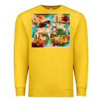 Lemon fall charolais bulls Premium Sweatshirt - RanaPortraitStore