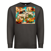 Smoke fall charolais bulls Premium Sweatshirt - RanaPortraitStore