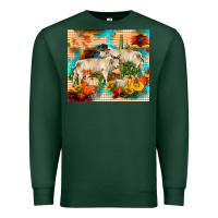 Sports Green fall charolais bulls Premium Sweatshirt - RanaPortraitStore