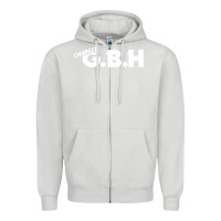 Dove Grey Charged G.B.H Zipper Hoodie - artisFamous