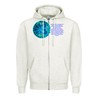 Oatmeal Heather Aquarius Sign Zodiac Astrology Horoscope T-shirt Zipper Hoodie - artisFamous