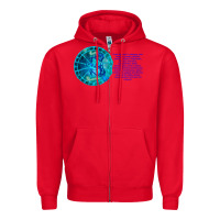 Red Aquarius Sign Zodiac Astrology Horoscope T-shirt Zipper Hoodie - artisFamous