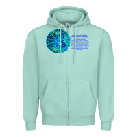 Seafoam Aquarius Sign Zodiac Astrology Horoscope T-shirt Zipper Hoodie - artisFamous