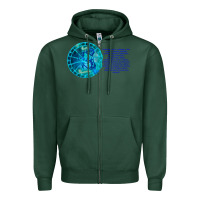 Sports Green Aquarius Sign Zodiac Astrology Horoscope T-shirt Zipper Hoodie - artisFamous