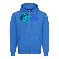 True Royal Aquarius Sign Zodiac Astrology Horoscope T-shirt Zipper Hoodie - artisFamous