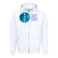 White Aquarius Sign Zodiac Astrology Horoscope T-shirt Zipper Hoodie - artisFamous