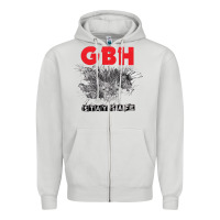Dove Grey Charged G.B.H Zipper Hoodie - artisFamous
