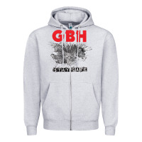 Heather Grey Charged G.B.H Zipper Hoodie - artisFamous