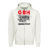 Oatmeal Heather Charged G.B.H Zipper Hoodie - artisFamous