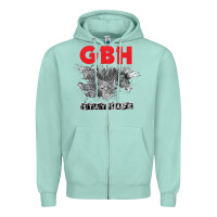 Seafoam Charged G.B.H Zipper Hoodie - artisFamous
