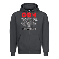 Smoke Charged G.B.H Zipper Hoodie - artisFamous