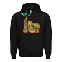 Black Sturgill Simpson Tractor Zipper Hoodie - artisFamous
