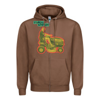 Chestnut Sturgill Simpson Tractor Zipper Hoodie - artisFamous
