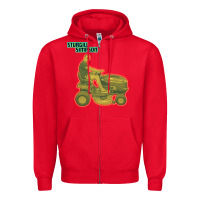 Red Sturgill Simpson Tractor Zipper Hoodie - artisFamous