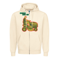 Sandshell Sturgill Simpson Tractor Zipper Hoodie - artisFamous