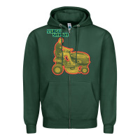 Sports Green Sturgill Simpson Tractor Zipper Hoodie - artisFamous